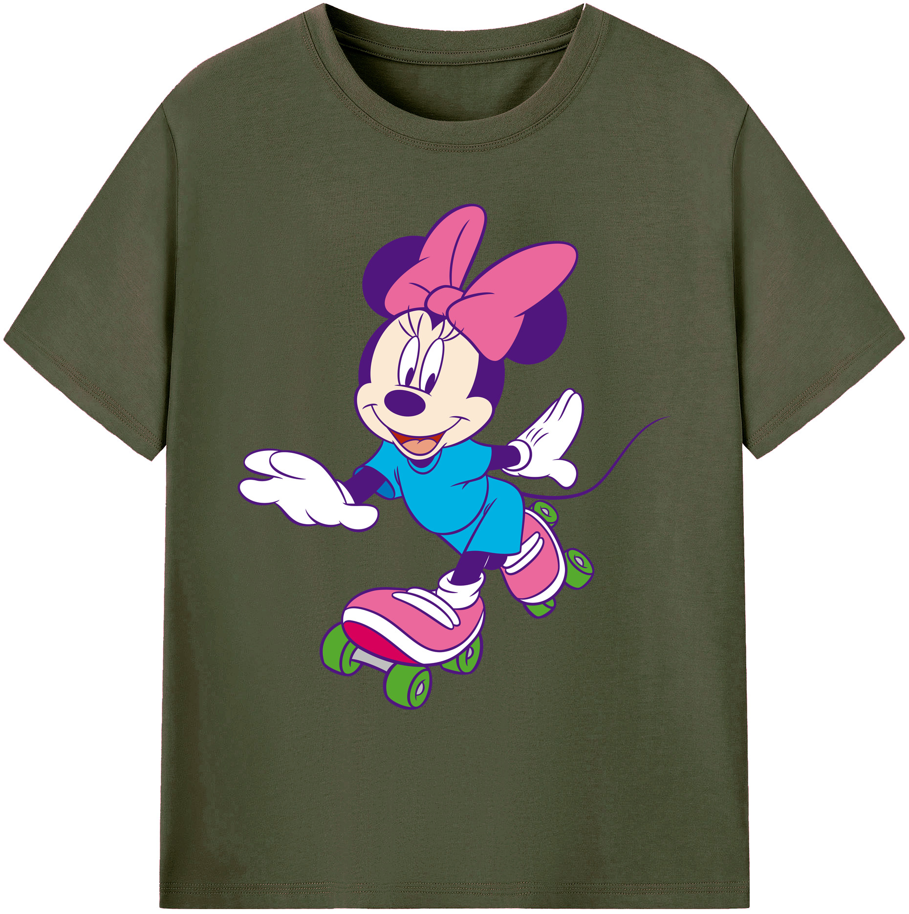 ミッキーマウス Mickey Mouse 綿100％ メンズ半袖Tシャツ｜肌触りやわらか＆通気性